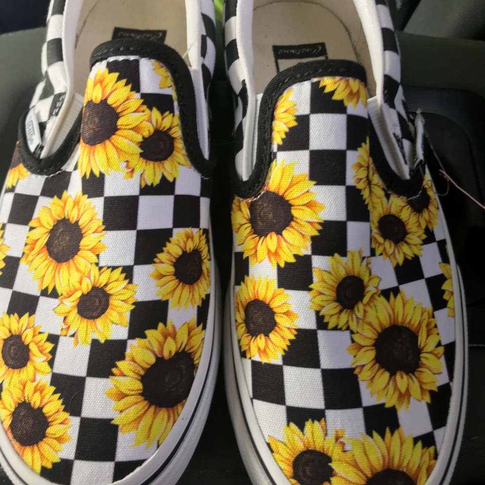 Van sunflower shoes
